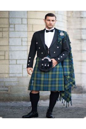 Premium Prince Charlie Kilt Outfit Hommes Sur Mesure - Kilt Ecossais